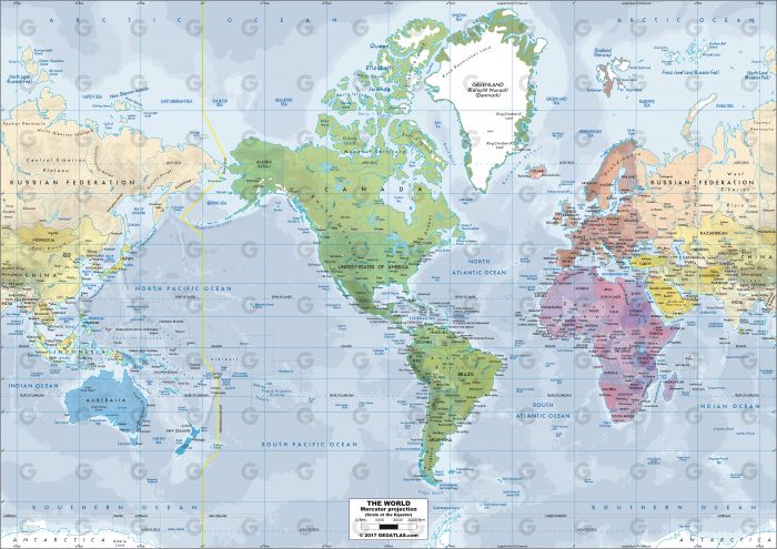 Monde - Mercator America